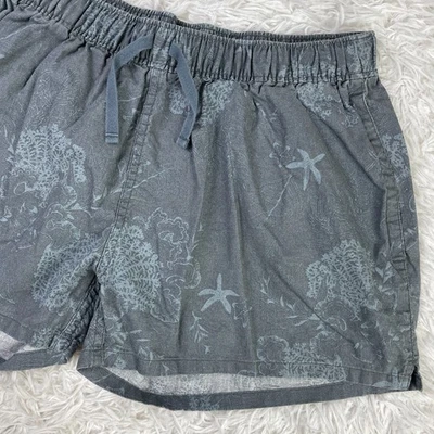 Pantalones Cortos Patagonia Para Mujer Gris Medio Estrella de Mar Paisaje Marino Isla Cáñamo Bolsas 3" M Foto 1 de 4