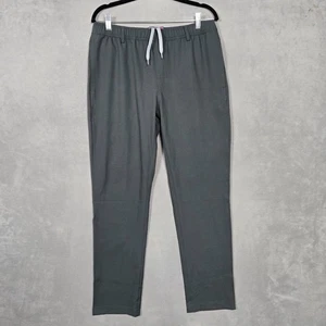 Burlebo Challenger Pants Men's Medium Gray Performance stretch drawstrings - Picture 1 of 11