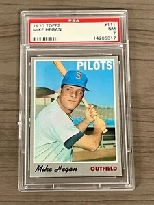 1970 Topps Set PSA 7 PILOTS MIKE HEGAN# 111 - Picture 1 of 2