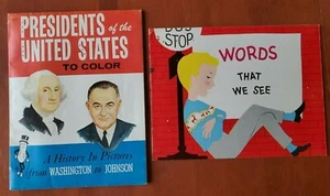2 Activity/Coloring Books for Young Readers - Paperback - Imagen 1 de 6