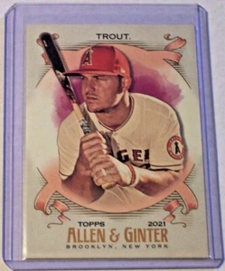 Tarjeta base Topps Allen & Ginter 2021 Mike Trout #32 Los Angeles Angels - Imagen 1 de 1