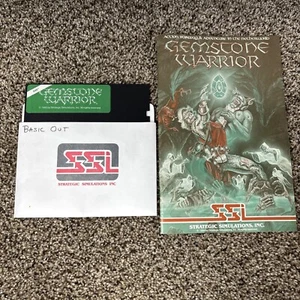 Atari Gemstone Warrior SSI Strategic Simulations 1984 48K Atari Juego y Manual - Imagen 1 de 2