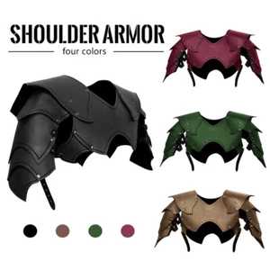 Retro Men Chest Shoulder Medieval Armor Cuirass Breastplate Gladiator Pauldrons - Bild 1 von 14