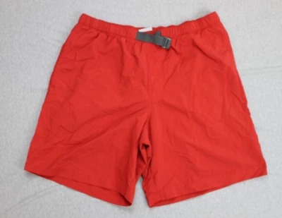 Pantalones Cortos Columbia Para Hombre Medianos Rojo Omni-Sombra Exterior Malla Forrados 9" Nylon Foto 1 de 4