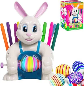 Motorized Easter Egg Decorator Kit Battery Driven Busy Bunny Egg Spinner Whirler - Picture 1 of 9