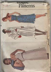 Vestido y chaqueta Vogue 7601 Misses talla 8 SIN CORTAR FF - Imagen 1 de 1