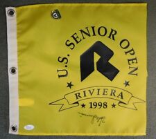 Hale Irwin Signed 1998 US Senior Open Riviera Golf Pin Flag JSA Authenticated