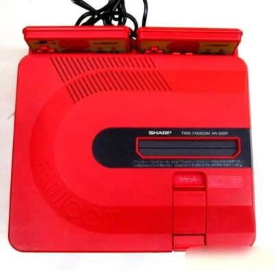 Caixa de console Twin Famicom AN-500R cassete vermelho, operação de disco confirmada  - Imagem 1 de 4