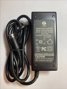 12V 2A 5A 2A 4 Pin Din Mains AC DC Adapter Power Supply 4 External Hard Drives - Picture 1 of 6