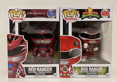 Red Ranger Funko Pop! Vinyl #400 #406 Power Rangers (set of 2) - Image 1 of 2