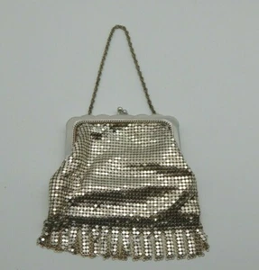 Vtg Whitting & Davis Co. Mesh Evening Bag or Hand bag #2920 Made in USA (BT346) - Picture 1 of 9