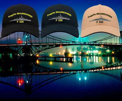 HAVENROCKER Basecap F 225 Fregatte Braunschweig, F225, F-225 Sandwich Cap, Ballcap, Bordcap
