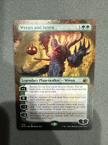 Wrenn And Seven BorderlessInnistrad Midnight Hunt Nm Near Mint Mtg - Picture 1 of 3