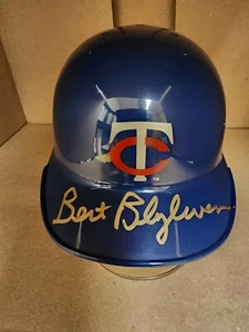 Bert Blyleven Signed Minnesota Twins Riddell Mini Batting Helmet – HOF 2011 - Picture 1 of 5