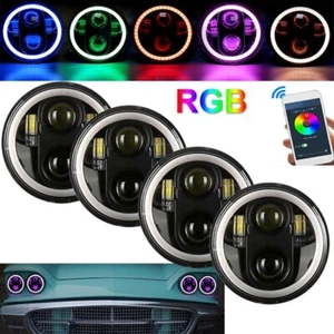 Faros LED RGB Hi/Lo APP para Chevy Corvette 62-82 Chevelle 4 piezas 5,75" 5-3/4 RGB - Imagen 1 de 12