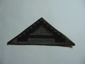 PATCH MILITARY SHOULDER SUBDUED GREEN SEW ON OLDER 7th ARMY OLDER GERMAN MADE - Picture 1 of 1