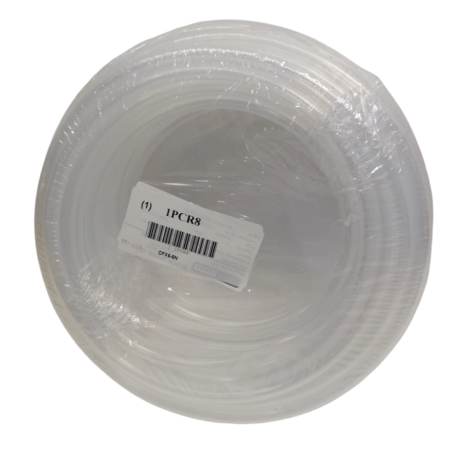 100 Feet Eldon James CFX6-8N Natural Polyethylene Tubing 1/2″ Od 3/8″ Id - Image 1 of 1