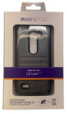 Metro PCS Case with Kickstand for LG Leon, Gray