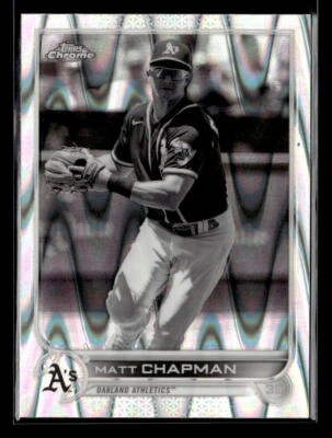 Matt Chapman - 2022 Topps Chrome Sonic Black & White RayWave #168 - Image 1 of 2