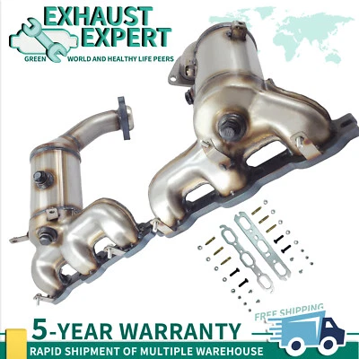 Juego de convertidor catalítico delantero y trasero para Chrysler Pacifica 2007-2008 4,0 L Foto 1 de 4