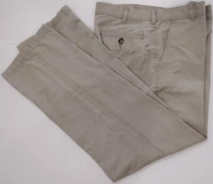 George Hombres Usado Informal Formal Ropa de Trabajo Pantalones 32 - 32 Frente Plano Beige EXCELENTE - Imagen 1 de 10