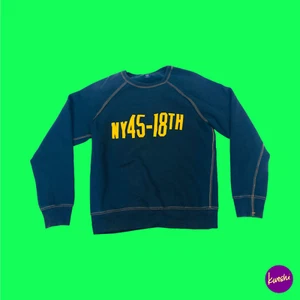 GAP Vintage NY45-18th Collection Sweatshirt, Crew Neck, Soft Cotton, Blue, Small - Picture 1 of 4