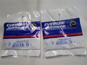 EVINRUDE JOHNSON 5007017 INJECTOR KIT ASSEMBLY PAIR OF (2) MARINE BOAT