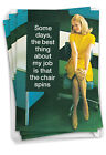 Pack Of 3 Hilarious Admin Pro Day Cards W/ 5X7" Env. (1 Design) - Swivel Chair