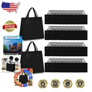 Versátiles bolsas de entrega aisladas de 100 piezas - impermeables, negras, cierre de cremallera - Imagen 1 de 8