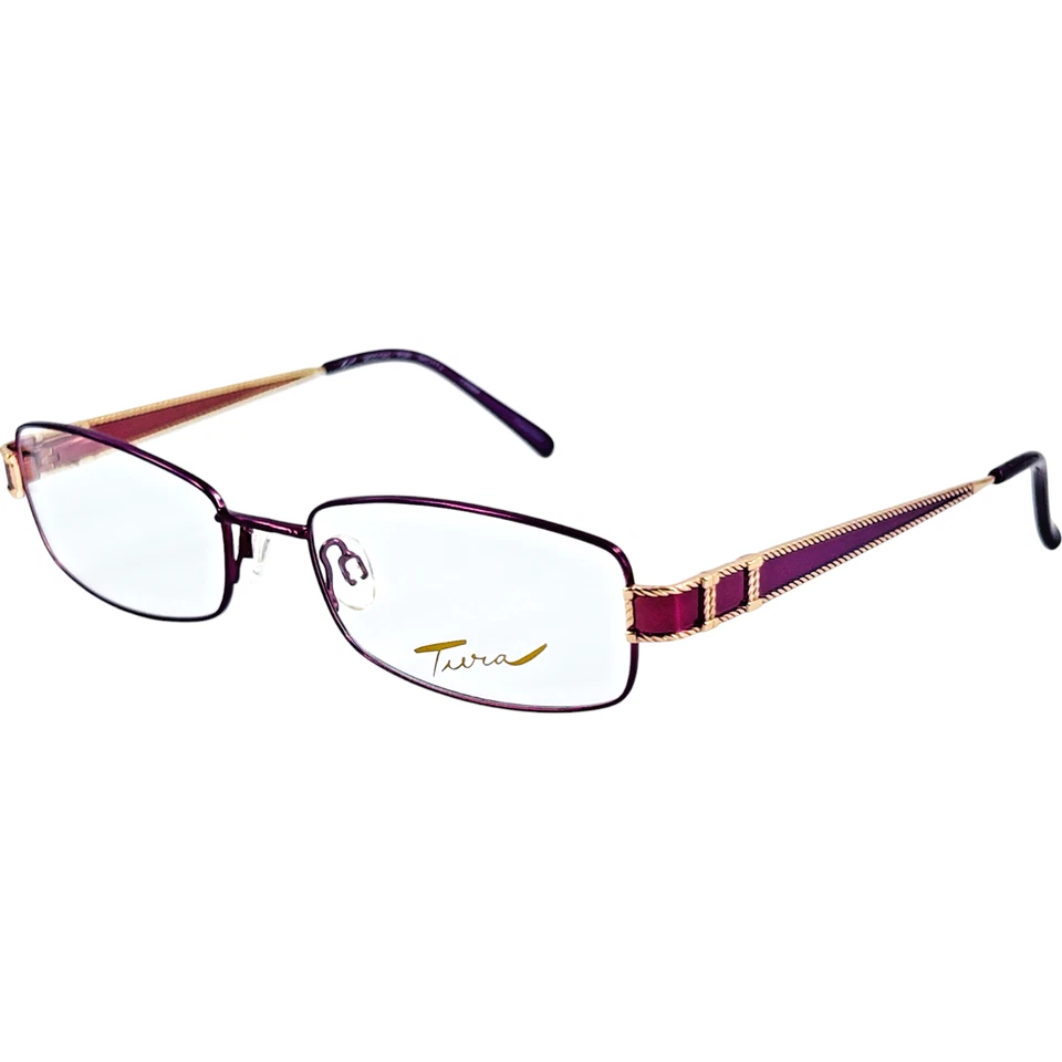 Marco de gafas de metal para mujer Tura 545 púrpura PUR 54-17 Foto 1 de 4