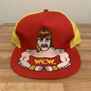 De colección WCW Campeonato Mundial de Lucha Hulk Hogan Sombrero Bordado Espalda a Presión - Imagen 1 de 7