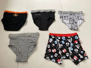 Hanes Star Wars Incredibles Boys Medium 8 Pack Of 5 Underwear Briefs Boxer Brief - Picture 1 of 12