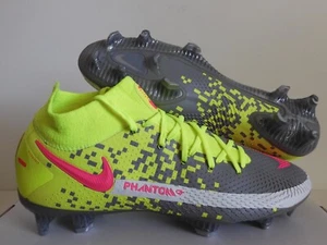 NIKE PHANTOM GT2 ELITE FG ID NIKE BY YOU VOLT-GREY-PINK SZ 7 [DA0292-995] - Picture 1 of 6