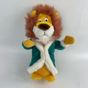 Vintage 1994 Liberty Toy King Lion Plush 16” Stuffed Animal Green Robe Crown - Picture 1 of 17