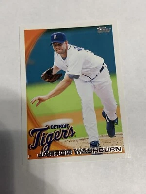 2010 Topps Baseball Card Jarrod Washburn - Image 1 of 2