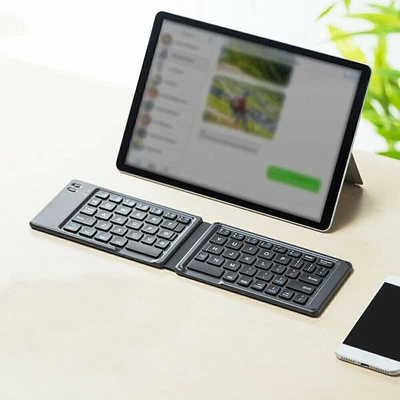Wireless Bluetooth Mini Folding Keyboard Keyboard For Windows Android System - Image 1 of 4