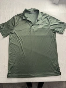 Puma Championship Golf Polo Large AOP PGA TPC Summerlin Las Vegas Green Stripped - Picture 1 of 9