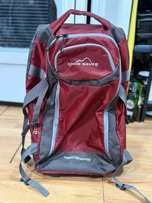 Bolsa de viaje con ruedas de lona Eddie Bauer Commuter 24x15x6 mochila equipaje de mano Foto 1 de 4