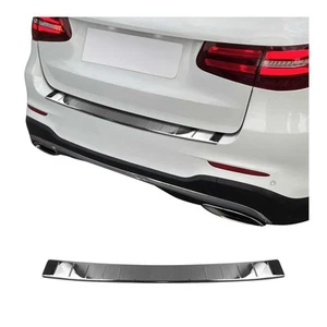 Rear Bumper Sill Cover Guard for Mercedes GLC Class X253 2016-2022 S.Steel Dark - Picture 1 of 9