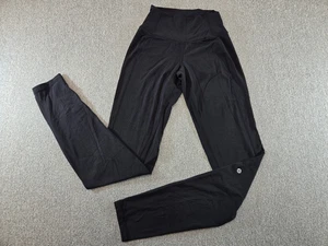 Women’s Lululemon Black Leggings Size 2 – High-Performance Yoga & Athletic Pants - Picture 1 of 6