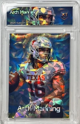 🔥 Arch Manning Collectors XT Refractor Art Slab 🔥 - Image 1 of 4
