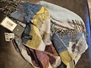 Bufanda de visón de efectivo Fraas para hombre y mujer con toques de color - cálida y suave - Imagen 1 de 7