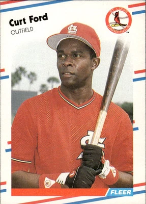 1988 Fleer #32 Curt Ford St. Louis Cardinals - Image 1 of 2