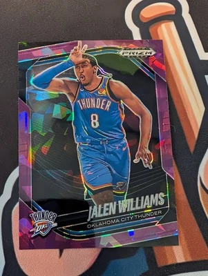 2024-25 Panini Prizm Black Jalen Williams #15 Purple Ice Prizm /149 *BR* - Image 1 of 2