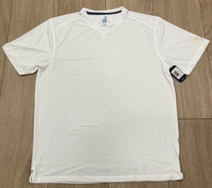 Camiseta Johnnie-O Para Hombres Peso Pluma The Course Performance Blanca Talla Pequeña Nueva Con Etiquetas - Imagen 1 de 8