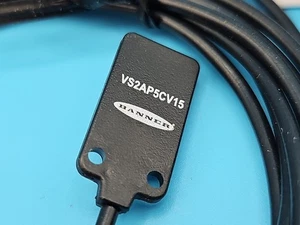 Banner VS2 Series Ultra Thin Miniature Photoelectric Sensor 61745 VS2AP5CV15 - Picture 1 of 7