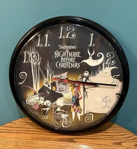 Pre Owned Disney’s Nightmare Before Christmas Wall Clock In Original Box - Picture 1 of 4