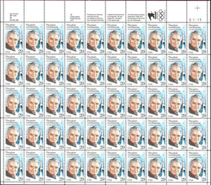 United States 29¢ Dr. Theodore von Karman Postage Stamp #2699 Full Sheet - Picture 1 of 1