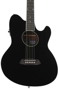 Ibanez Talman TCY10E Acoustic-electric Guitar - Black - Picture 1 of 9