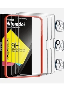 Pack de 3 protections écran iPad Air 13 pouces 2024 7ème génération 9H trempé - Photo 1/6